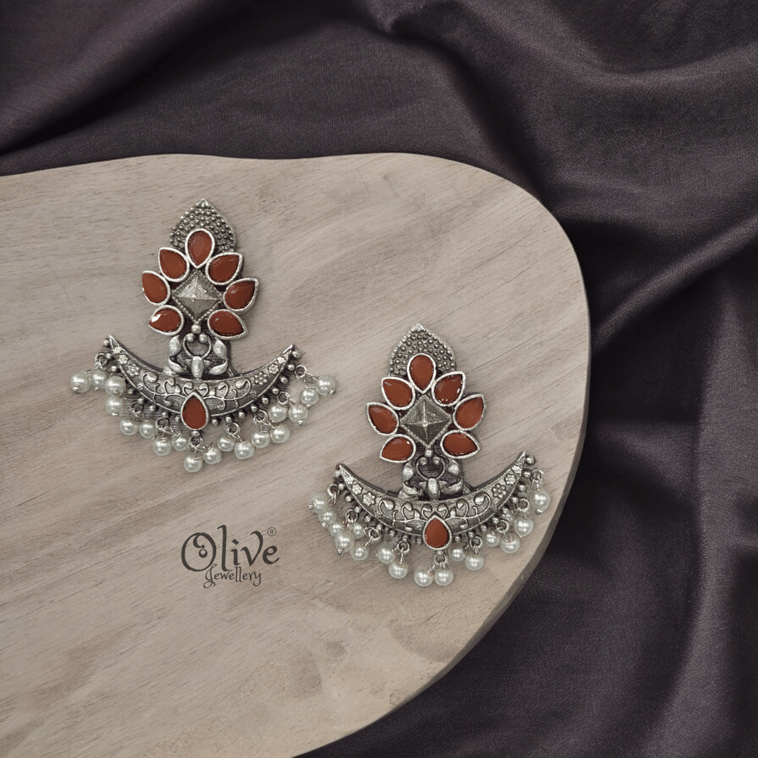 Silver Replica Earrings - 1