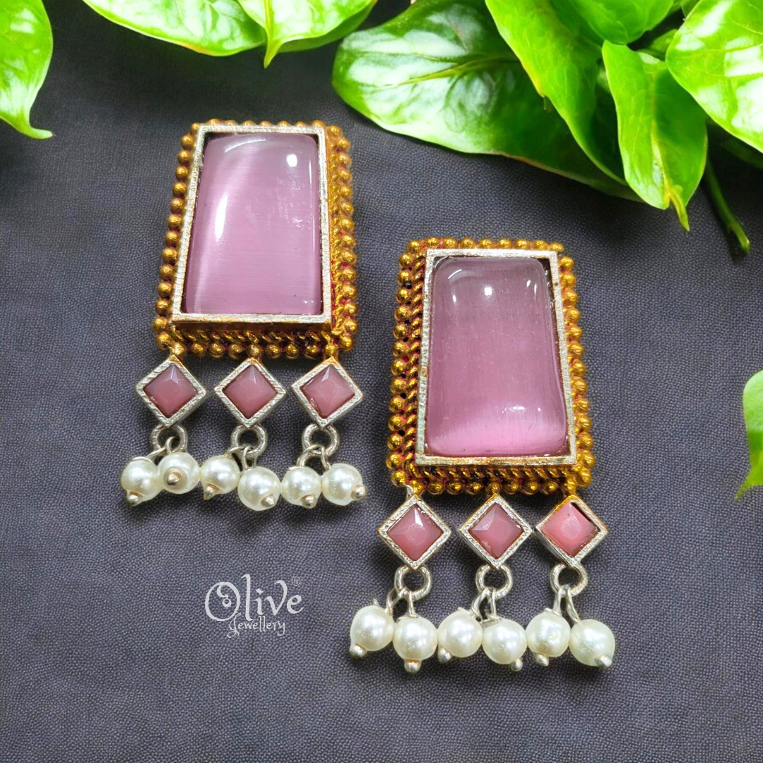 Pink Stone Hangings