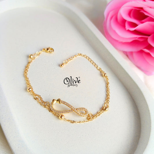 Stainless Steel Bracelets - 4 - Gold Shade