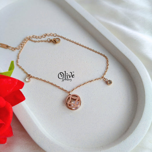 Stainless Steel Bracelets - 11 - Rose Gold Shade