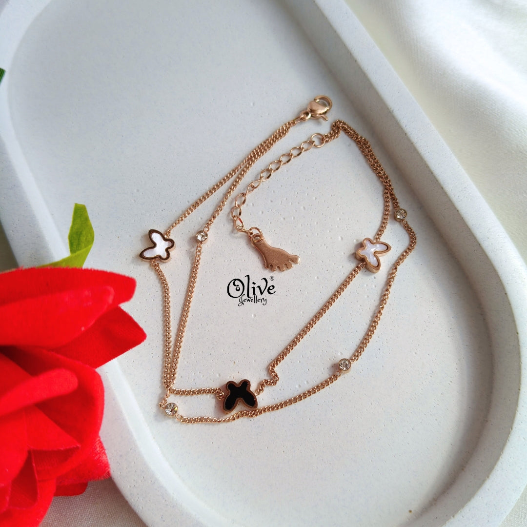 Stainless Steel Bracelets - 15 - Rose Gold Shade