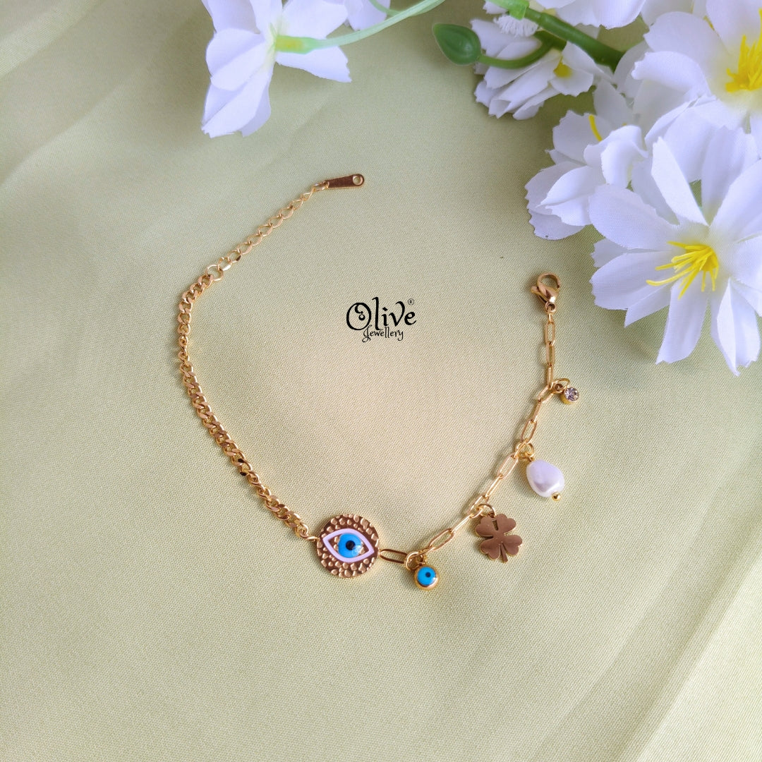 Stainless Steel Bracelets - 26 - Gold Shade