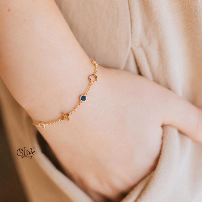 Stainless Steel Bracelets - 230-Gold shade