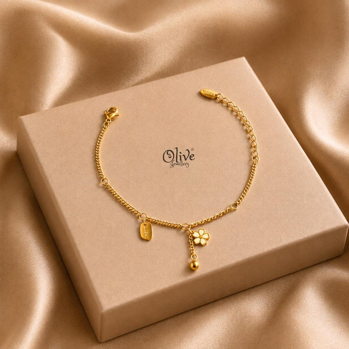 Stainless Steel Bracelets - 232-Gold shade