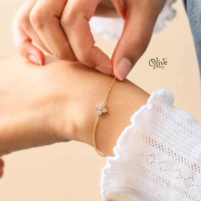 Stainless Steel Bracelets - 237-Gold shade