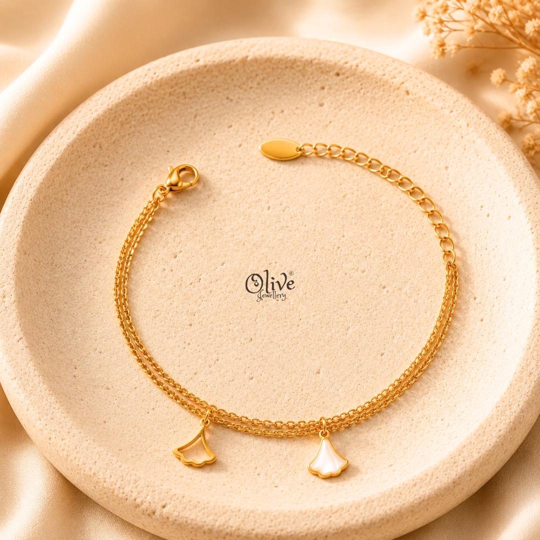 Stainless Steel Bracelets - 238-Gold shade