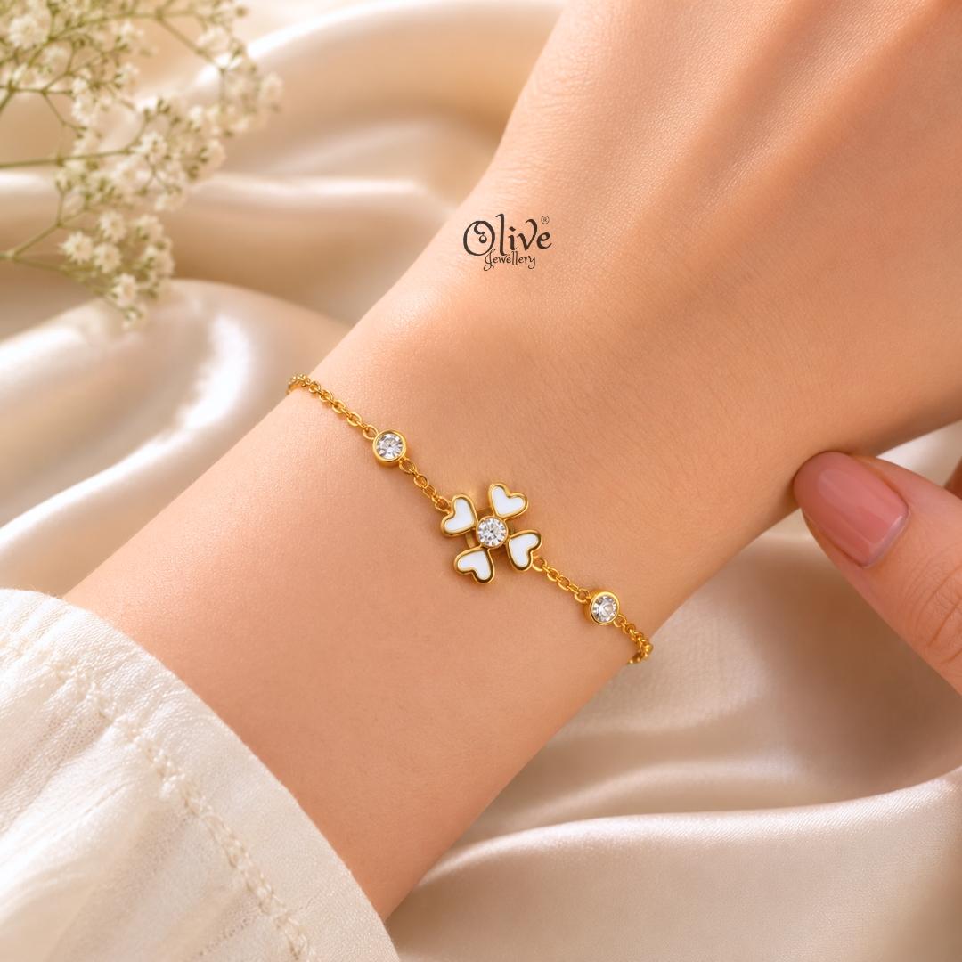Stainless Steel Bracelets - 240-Gold shade