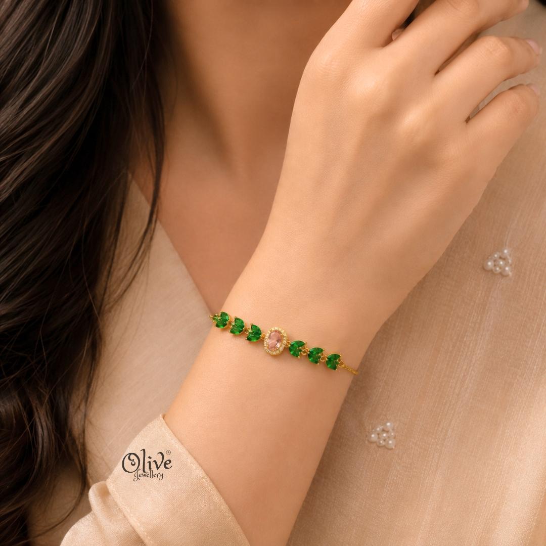Stainless Steel Bracelets - 051(Gold Shade)