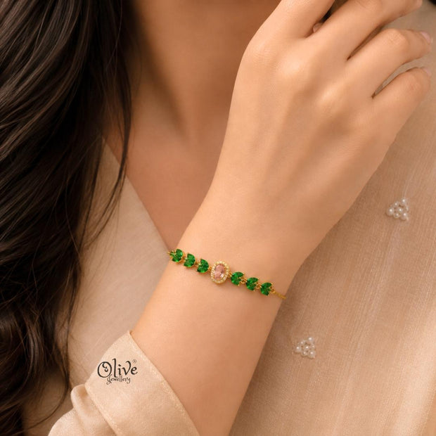 Stainless Steel Bracelets - 051(Gold Shade)