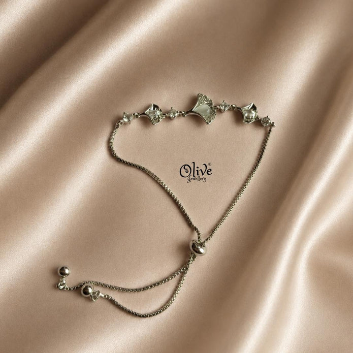 Stainless Steel Bracelets - 059(silver Shade)
