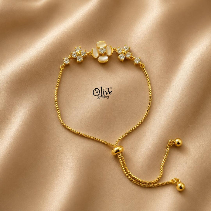 Stainless Steel Bracelets - 062(Gold Shade)