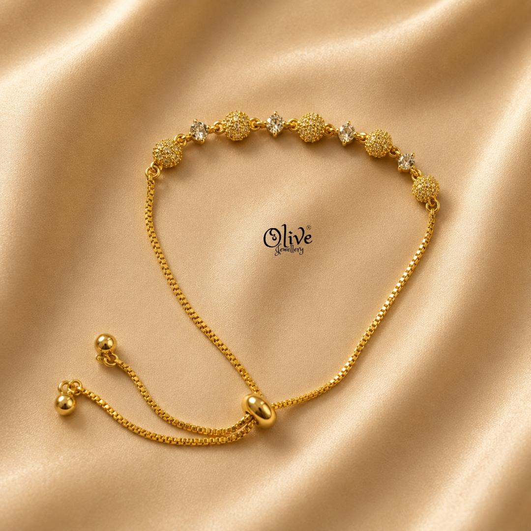Stainless Steel Bracelets - 063(Gold Shade)