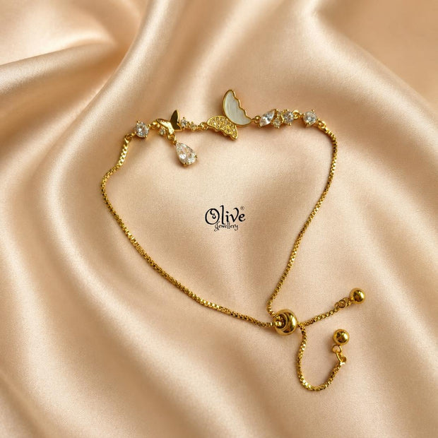 Stainless Steel Bracelets - 065(Gold Shade)