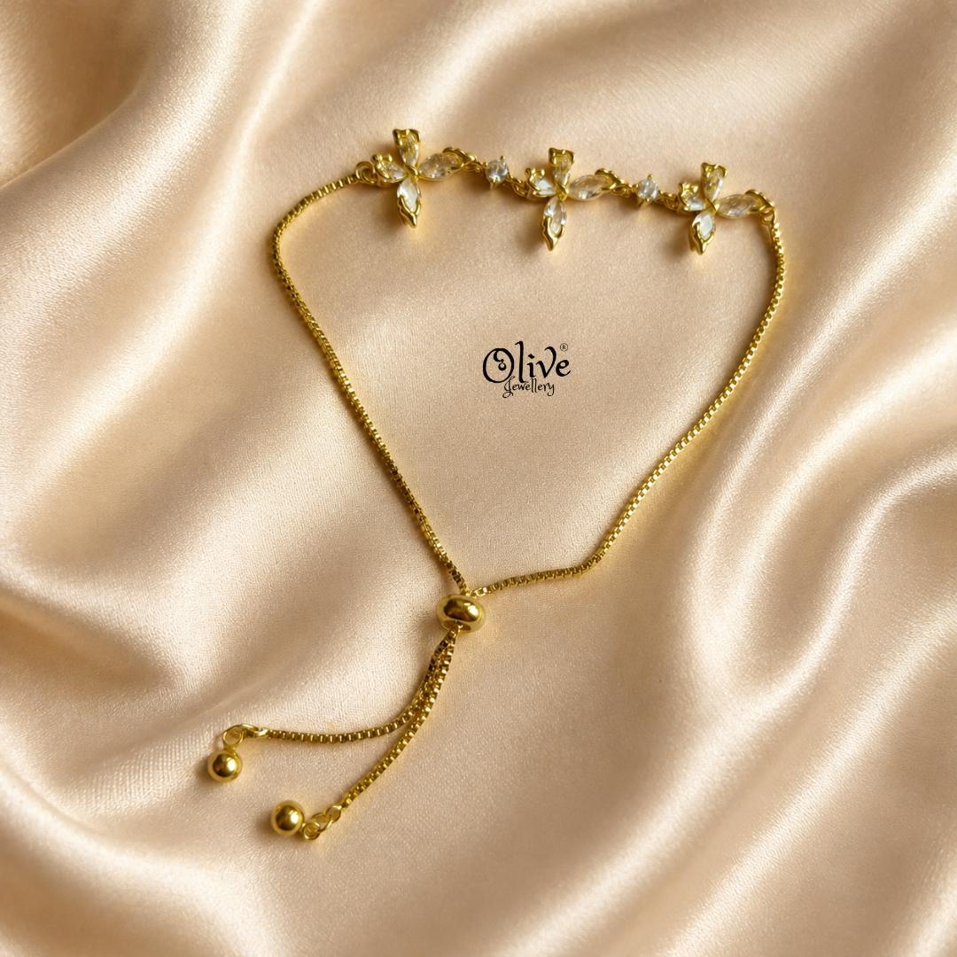 Stainless Steel Bracelets - 066(Gold Shade)