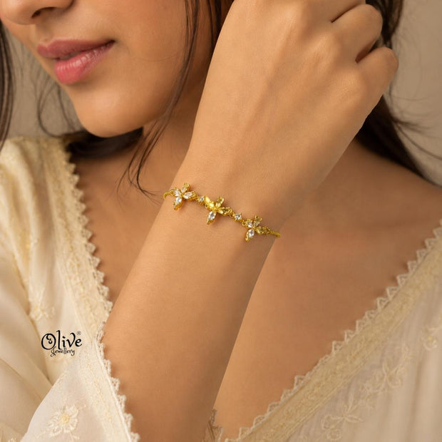 Stainless Steel Bracelets - 066(Gold Shade)