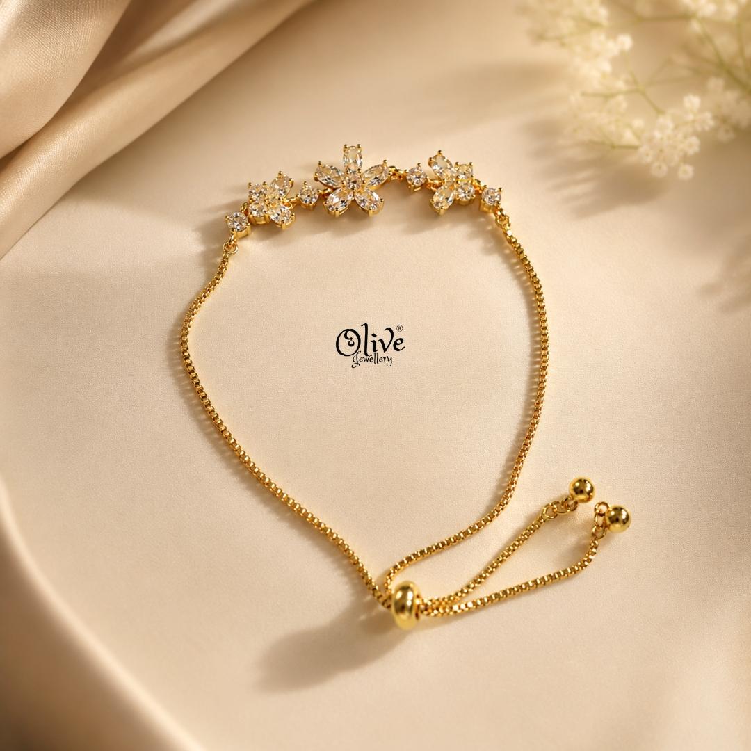 Stainless Steel Bracelets - 068(Gold Shade)