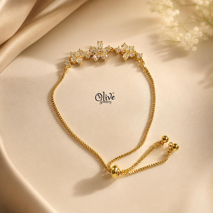 Stainless Steel Bracelets - 068(Gold Shade)