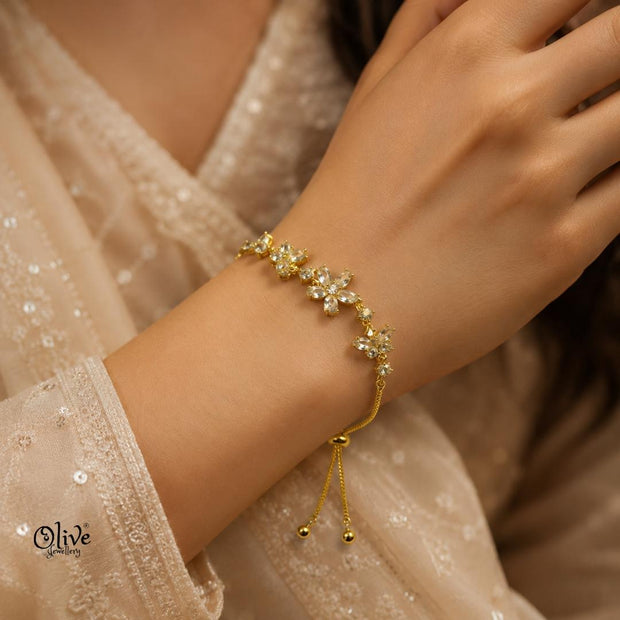 Stainless Steel Bracelets - 068(Gold Shade)