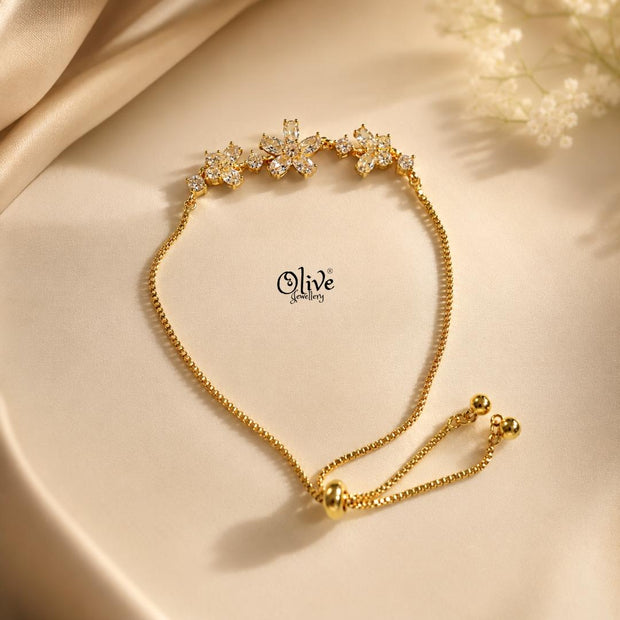 Stainless Steel Bracelets - 068(Gold Shade)