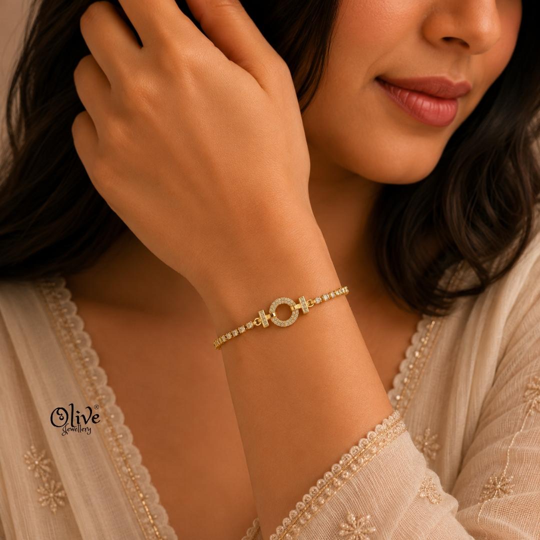 Stainless Steel Bracelets - 069(Gold Shade)