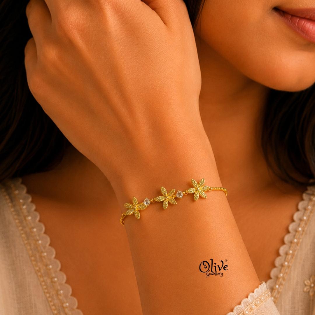 Stainless Steel Bracelets - 072(Gold Shade)