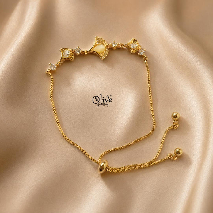 Stainless Steel Bracelets - 075(Gold Shade)