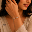 Stainless Steel Bracelets - 077(Silver Shade)