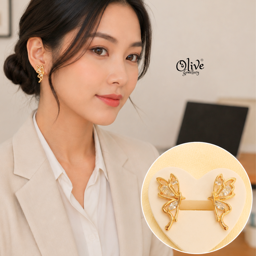 Stainless Steel Earrings - 185