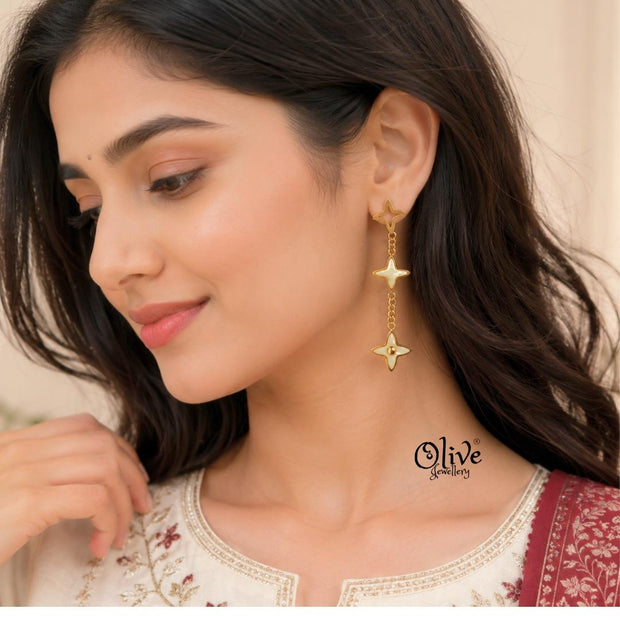 Stainless Steel Earrings - 186