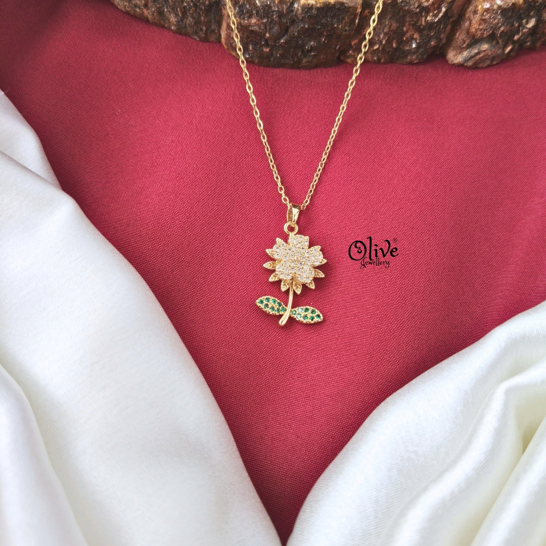 Sunflower-Spinning Pendant-Gold- Shade