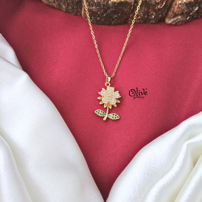Sunflower-Spinning Pendant-Gold- Shade