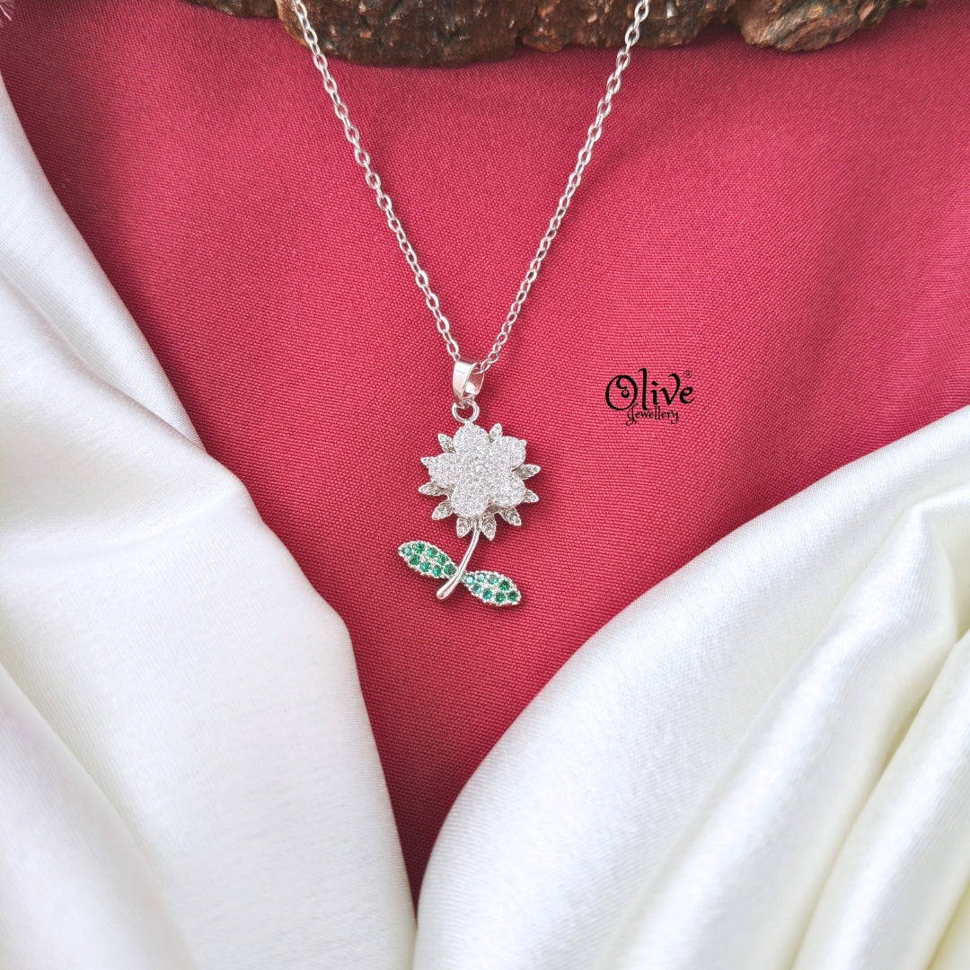 SunFlower -Spinning Pendant-silver- Shade