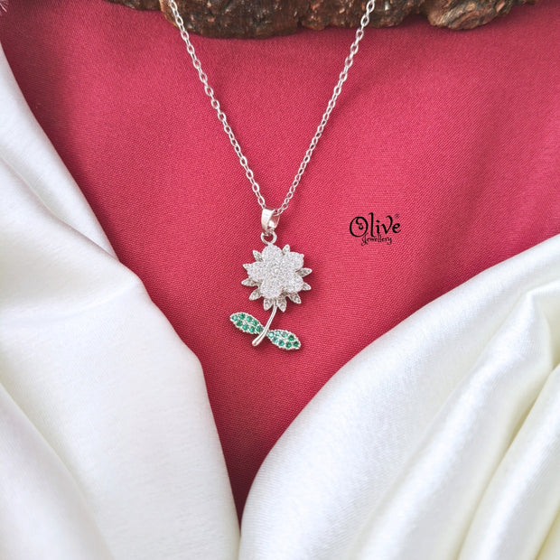 SunFlower -Spinning Pendant-silver- Shade