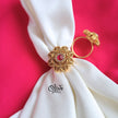 Flower Matt Finish Finger Ring