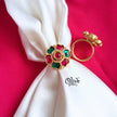 Flower Matt Finish Finger Ring -007