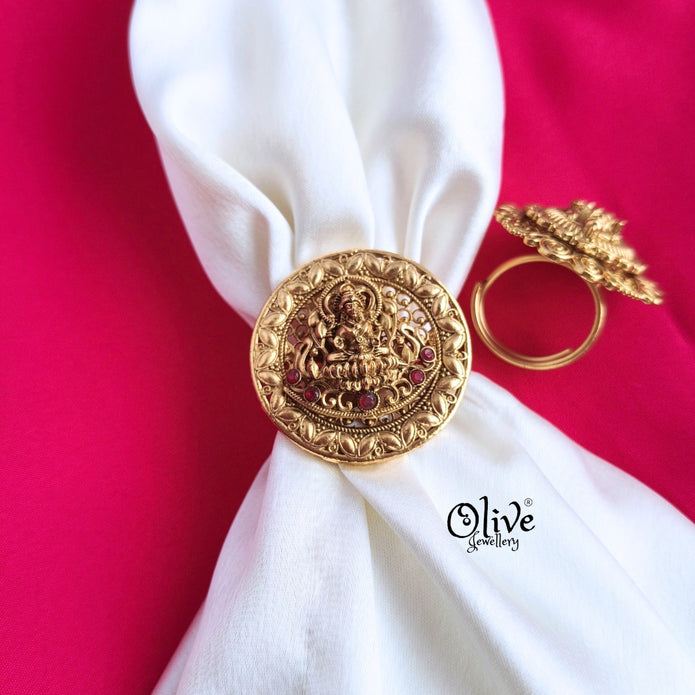 Laksmi Devi Matt Finish Finger Ring