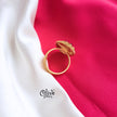 Peacock Matt Finish Finger Ring-018