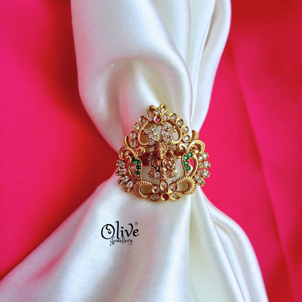 Laksmi Devi Matt Finish Finger Ring-020